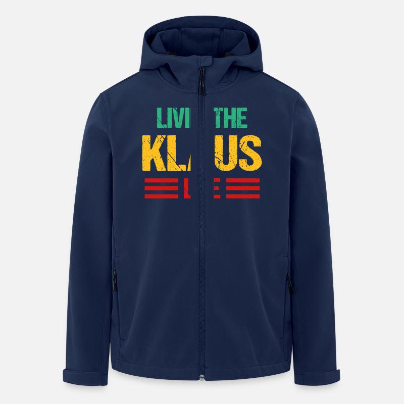 Klaus - Recycelte Männer Softshell-Jacke von Stanley/Stella - Navy