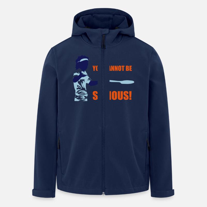 YOU CANNOT BE SERIOUS! - Recycelte Männer Softshell-Jacke von Stanley/Stella - Navy