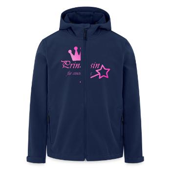 Prinzessin - Recycelte Männer Softshell-Jacke von Stanley/Stella - Navy - Vorne - AI Model Male 185 light (185cm)
