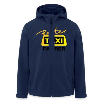 Bester Taxi Fahrer 1 - Recycelte Männer Softshell-Jacke von Stanley/Stella - Navy - Vorne - AI Model Male 185 light (185cm)