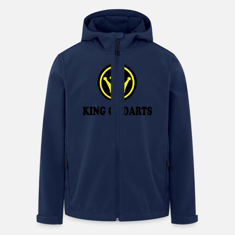 Darts - Recycelte Männer Softshell-Jacke von Stanley/Stella - Navy