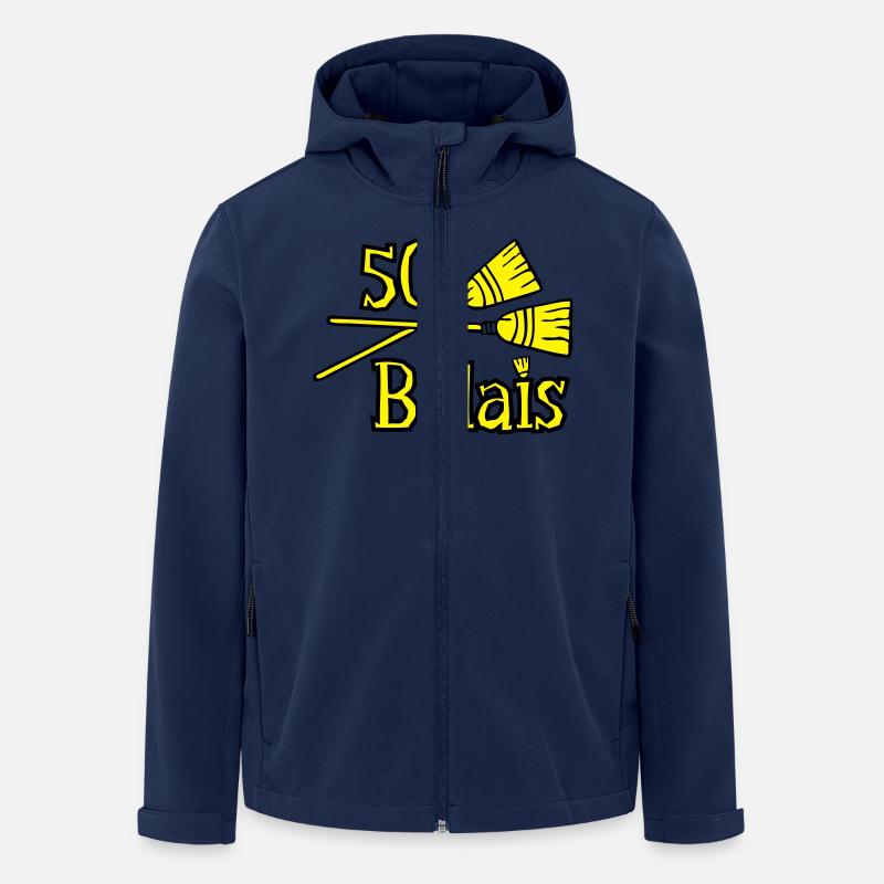 50 balais ans - Veste softshell homme en polyester recyclé Stanley/Stella - marine