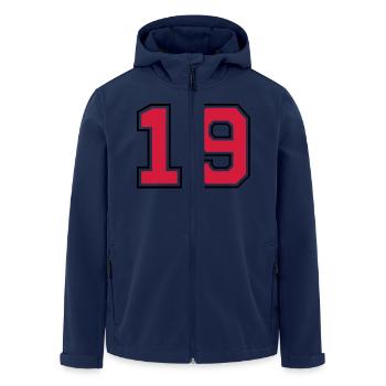 19__f2 - Veste softshell homme en polyester recyclé Stanley/Stella - marine - Devant - AI Model Male 185 light (185cm)