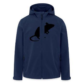 Mouse - Men’s Recycled Softshell Jacket by Stanley/Stella - navy - Front - AI Model Male 185 light (185cm)