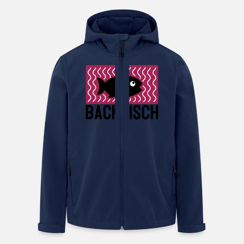 Backfisch - Recycelte Männer Softshell-Jacke von Stanley/Stella - Navy