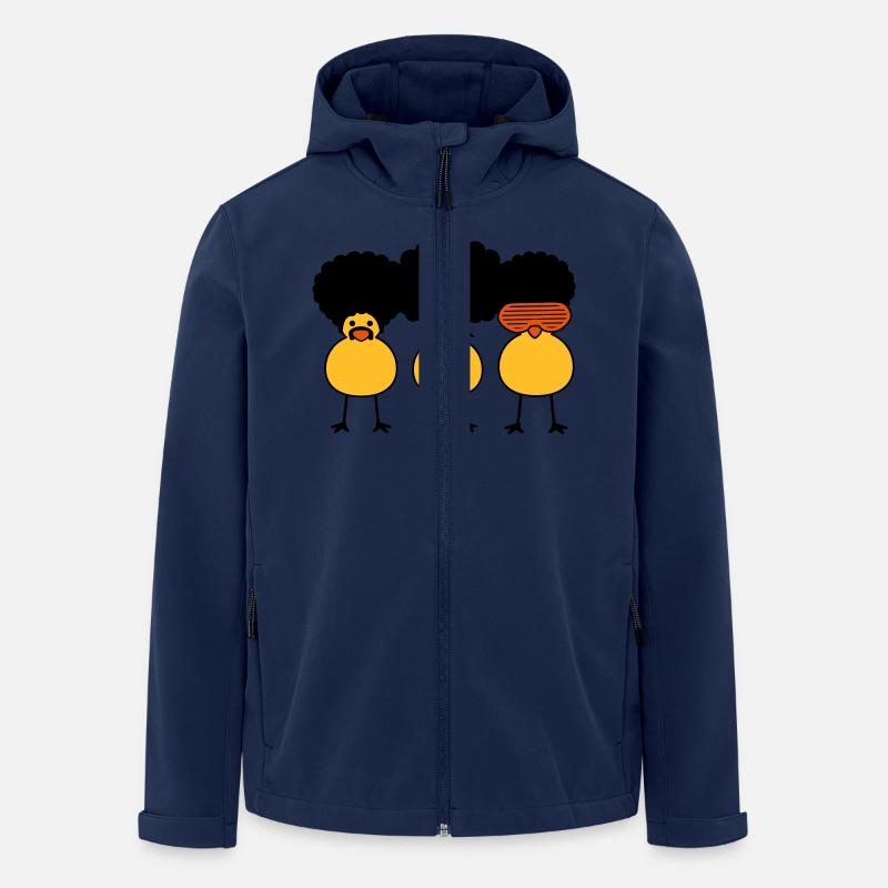 Funky Chicks - Recycelte Männer Softshell-Jacke von Stanley/Stella - Navy