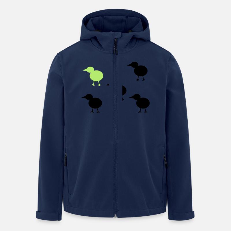 Kiwi Gruppe - zweifarbig - Recycelte Männer Softshell-Jacke von Stanley/Stella - Navy