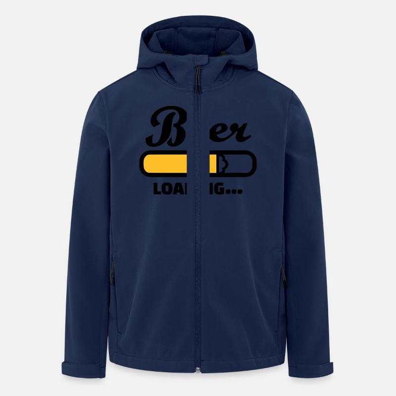 Beer Loading - Veste softshell homme en polyester recyclé Stanley/Stella - marine