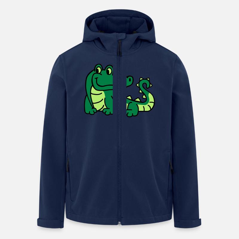 Crocodile - Veste softshell homme en polyester recyclé Stanley/Stella - marine