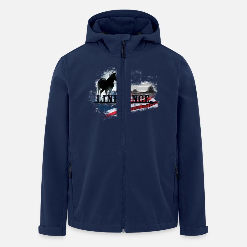kl_linedance30 - Recycelte Männer Softshell-Jacke von Stanley/Stella - Navy
