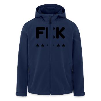 Naturismus / FKK / Nudismus / Naturist - Recycelte Männer Softshell-Jacke von Stanley/Stella - Navy - Vorne - AI Model Male 185 light (185cm)