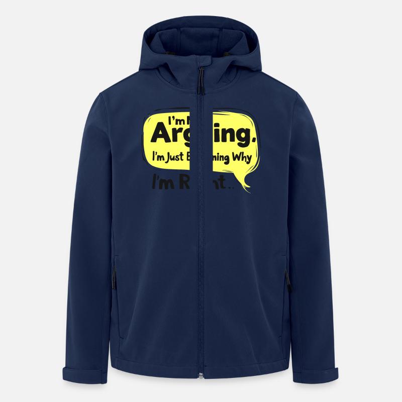 ERKLÄREN - Recycelte Männer Softshell-Jacke von Stanley/Stella - Navy