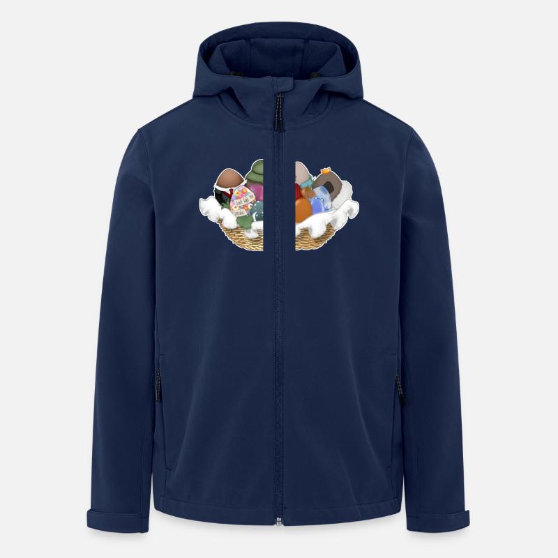 Tazz Gespräche | Osterotter-Eier - Recycelte Männer Softshell-Jacke von Stanley/Stella - Navy