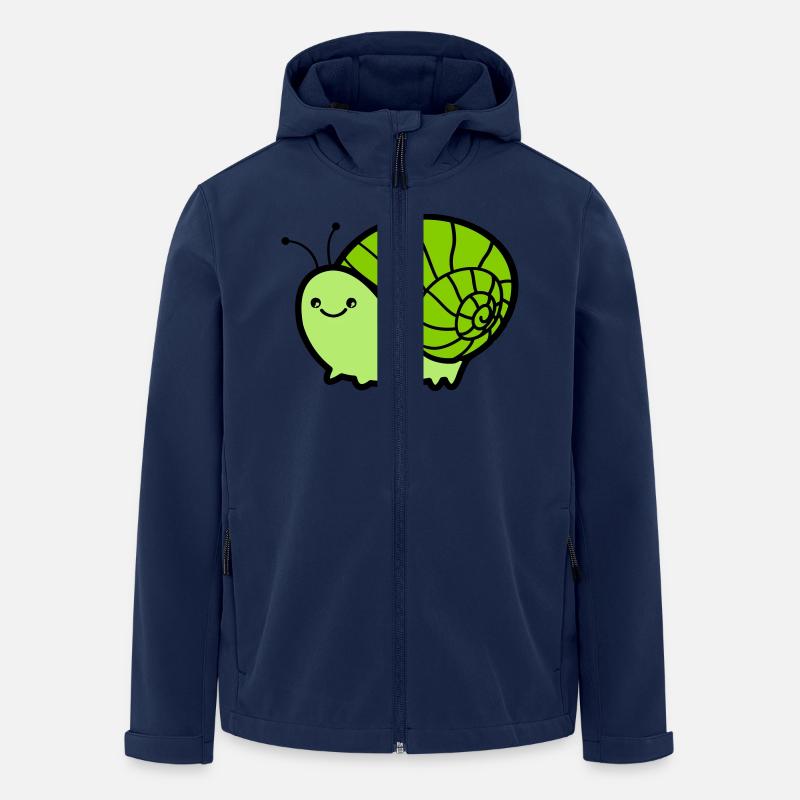 Escargot 02 - Veste softshell homme en polyester recyclé Stanley/Stella - marine