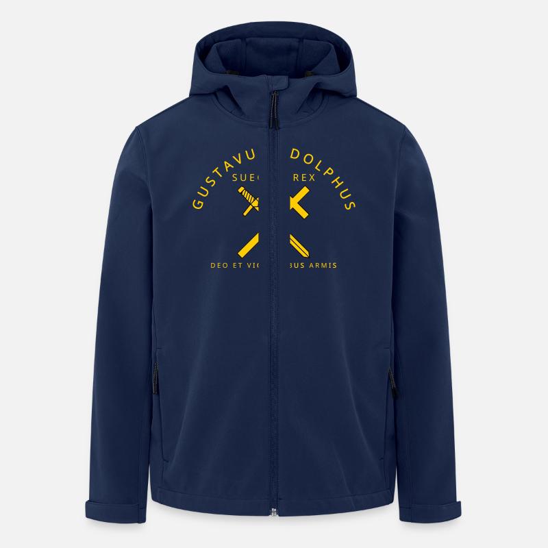 Gustav Adolf - Recycelte Männer Softshell-Jacke von Stanley/Stella - Navy