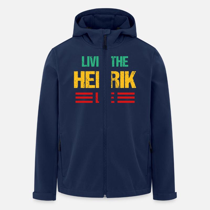 Henrik - Men’s Recycled Softshell Jacket by Stanley/Stella - navy
