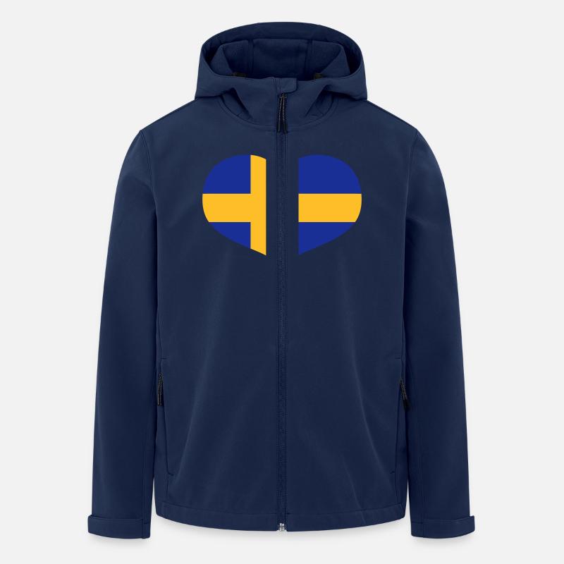 Swedish Love - Recycelte Männer Softshell-Jacke von Stanley/Stella - Navy