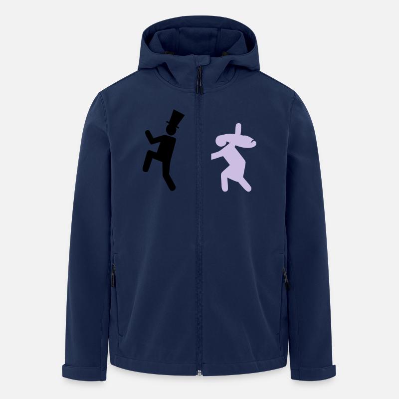 Running Groom - Recycelte Männer Softshell-Jacke von Stanley/Stella - Navy