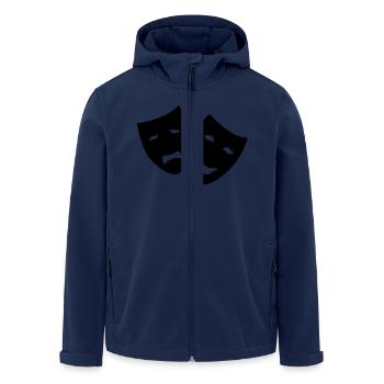 maske - Veste softshell homme en polyester recyclé Stanley/Stella - marine - Devant - AI Model Male 185 light (185cm)