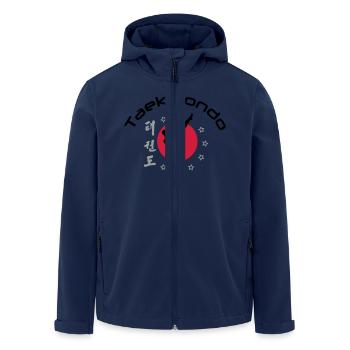 taekwondo - Veste softshell homme en polyester recyclé Stanley/Stella - marine - Devant - AI Model Male 185 light (185cm)