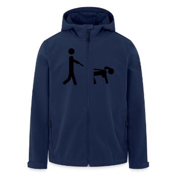 mariage - Veste softshell homme en polyester recyclé Stanley/Stella - marine - Devant - AI Model Male 185 light (185cm)