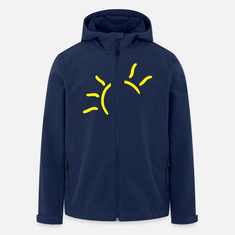 Pflegedienst-Sonne - Recycelte Männer Softshell-Jacke von Stanley/Stella - Navy