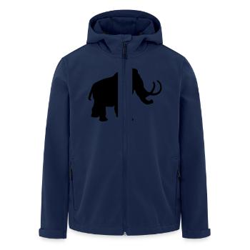 mammoth dinosaur animal - Men’s Recycled Softshell Jacket by Stanley/Stella - navy - Front - AI Model Male 185 light (185cm)