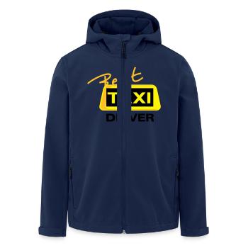 Best Taxi Driver 3 - Recycelte Männer Softshell-Jacke von Stanley/Stella - Navy - Vorne - AI Model Male 185 light (185cm)