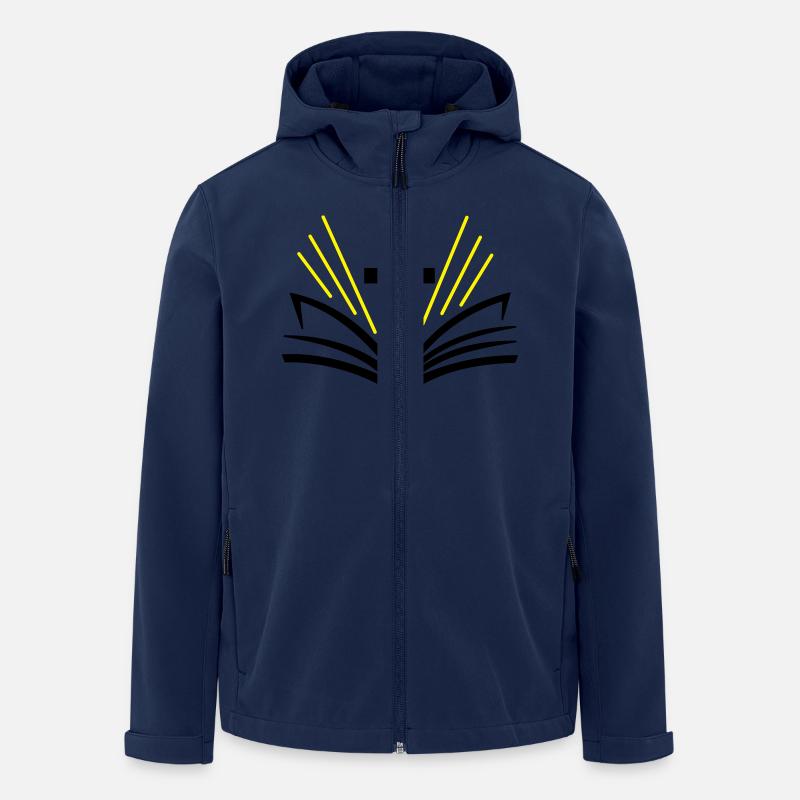 Kreuz Bibel 2c - Recycelte Männer Softshell-Jacke von Stanley/Stella - Navy