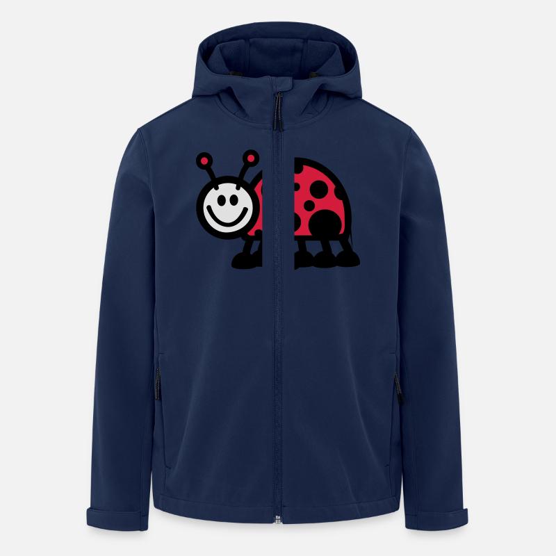 Marienkäfer - Recycelte Männer Softshell-Jacke von Stanley/Stella - Navy