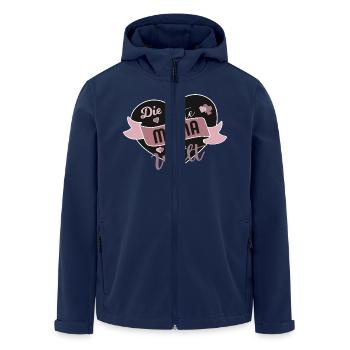 Die beste Mama der Welt - Recycelte Männer Softshell-Jacke von Stanley/Stella - Navy - Vorne - AI Model Male 185 light (185cm)