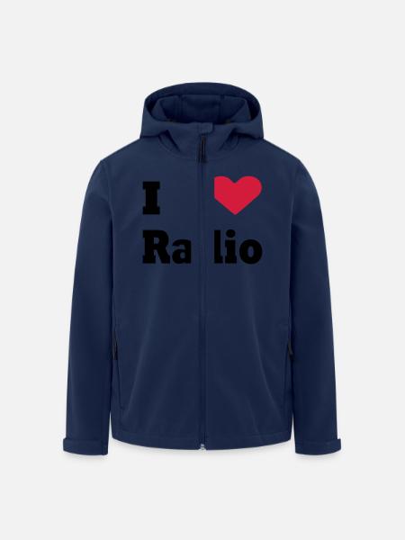 Radio - Men’s Recycled Softshell Jacket by Stanley/Stella - navy