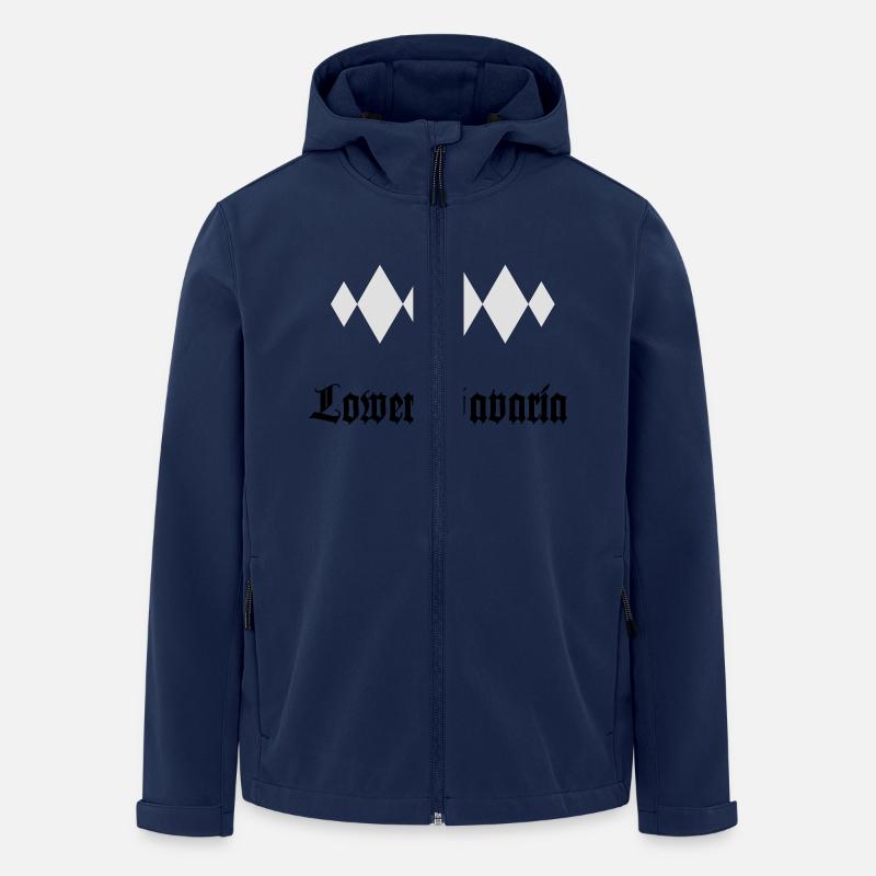 Niederbayern - Recycelte Männer Softshell-Jacke von Stanley/Stella - Navy