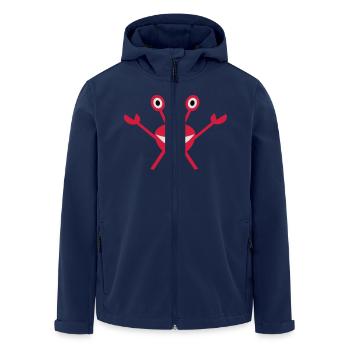 Crab - Crabs - Men’s Recycled Softshell Jacket by Stanley/Stella - navy - Front - AI Model Male 185 light (185cm)