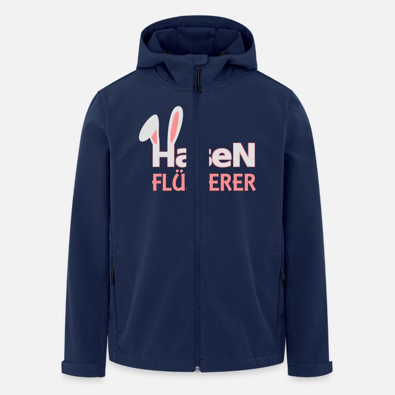 Hasen Flüsterer Macho Frauenheld - Recycelte Männer Softshell-Jacke von Stanley/Stella - Navy