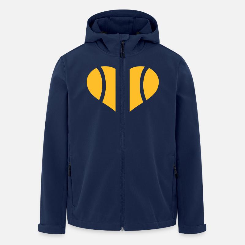Tennis - Recycelte Männer Softshell-Jacke von Stanley/Stella - Navy