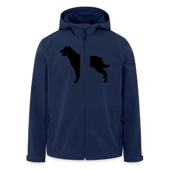 rottweilers - Veste softshell homme en polyester recyclé Stanley/Stella - marine - Devant - AI Model Male 185 light (185cm)