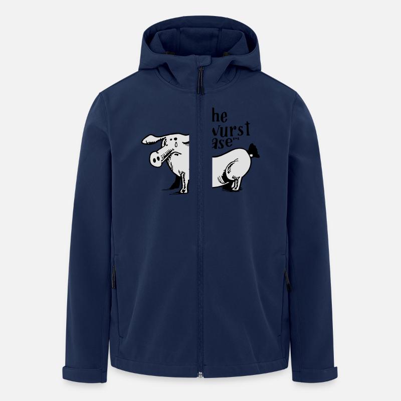 the sausage case - Men’s Recycled Softshell Jacket by Stanley/Stella - navy