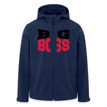 Big Boss - Recycelte Männer Softshell-Jacke von Stanley/Stella - Navy - Vorne - AI Model Male 185 light (185cm)