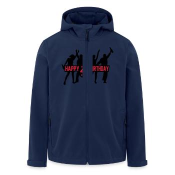 40 - Recycelte Männer Softshell-Jacke von Stanley/Stella - Navy - Vorne - AI Model Male 185 light (185cm)