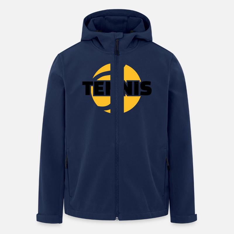 Tennis - Recycelte Männer Softshell-Jacke von Stanley/Stella - Navy