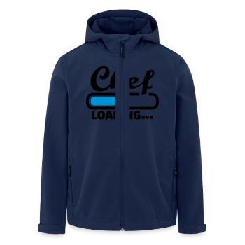 Chef - Veste softshell homme en polyester recyclé Stanley/Stella - marine - Devant - AI Model Male 185 light (185cm)