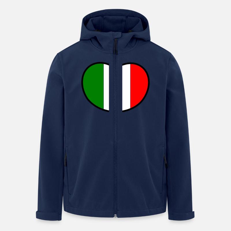 Italian Love - Recycelte Männer Softshell-Jacke von Stanley/Stella - Navy