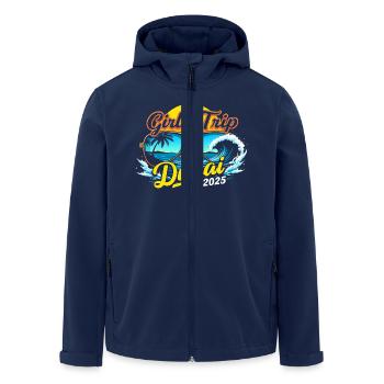 Dubai Trip 2025 - Frauen T-Shirts - Recycelte Männer Softshell-Jacke von Stanley/Stella - Navy - Vorne - AI Model Male 185 light (185cm)