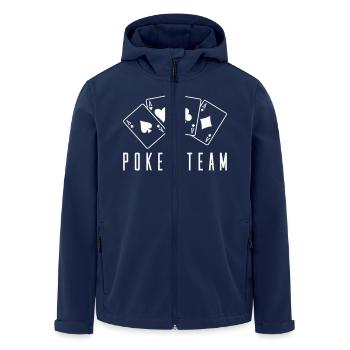 Équipe de poker 1 - Veste softshell homme en polyester recyclé Stanley/Stella - marine - Devant - AI Model Male 185 light (185cm)