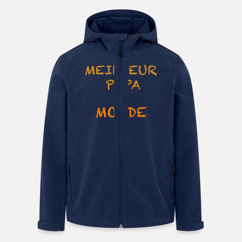 DAS BOUDOT-FELD - Recycelte Männer Softshell-Jacke von Stanley/Stella - Navy