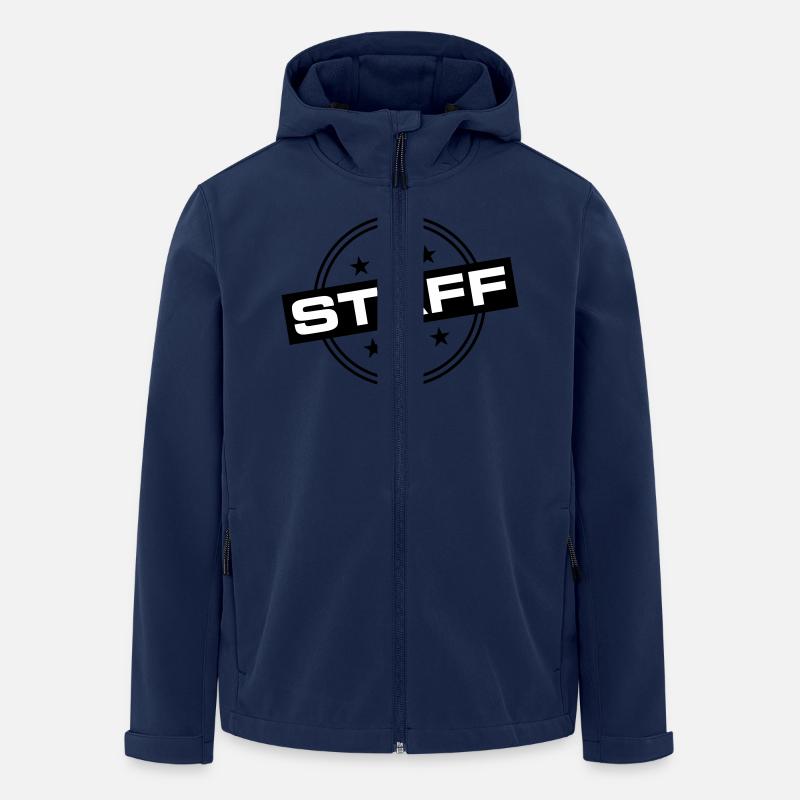 Staff - Recycelte Männer Softshell-Jacke von Stanley/Stella - Navy