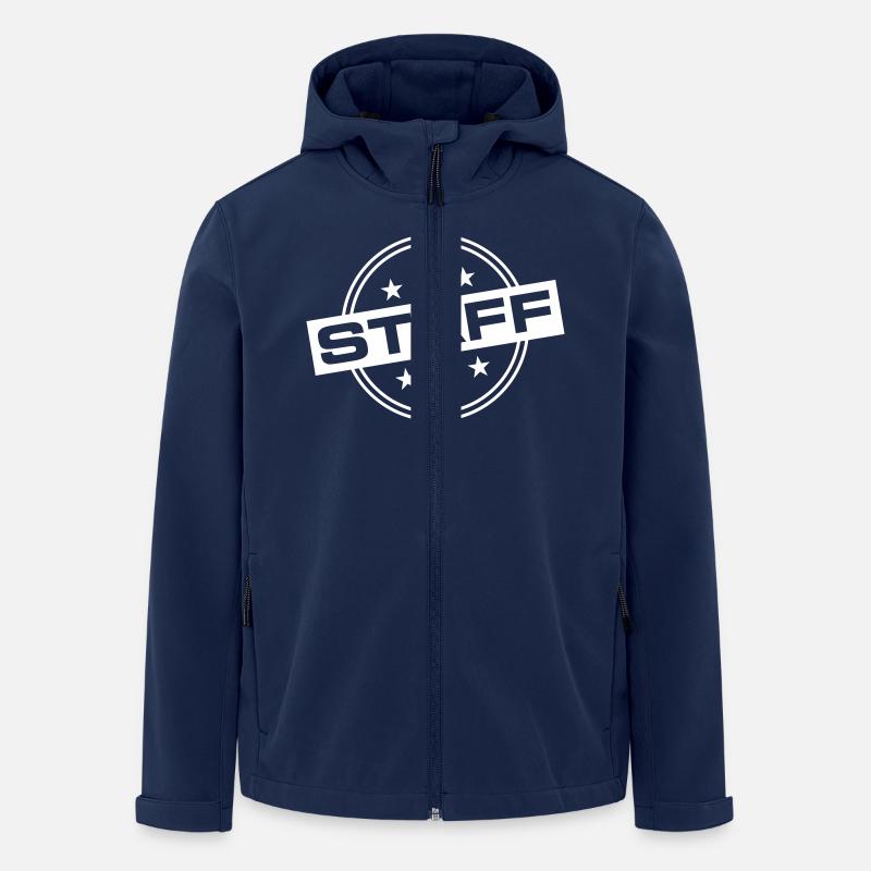 Staff - Recycelte Männer Softshell-Jacke von Stanley/Stella - Navy