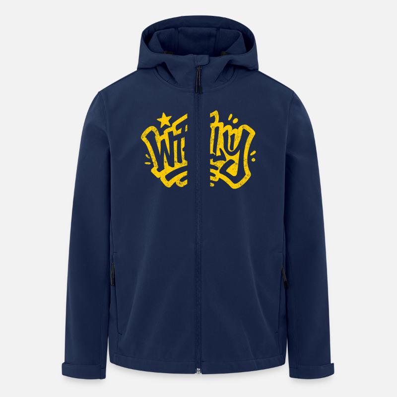Was zum Teufel? - Recycelte Männer Softshell-Jacke von Stanley/Stella - Navy
