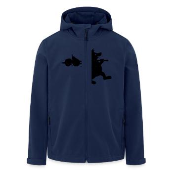 hedgehog - Veste softshell homme en polyester recyclé Stanley/Stella - marine - Devant - AI Model Male 185 light (185cm)
